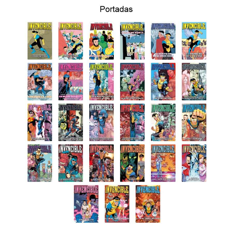 INVENCIBLE – 2003 - Colección Completa - 27 Libros En Formato PDF - Descarga Inmediata