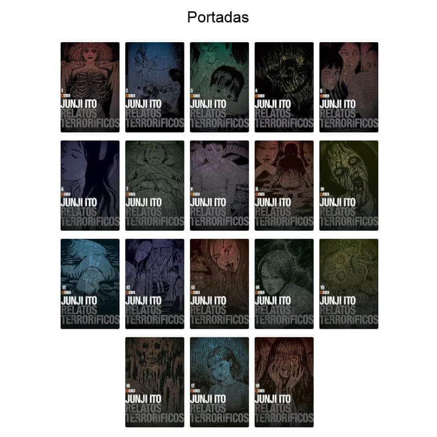 RELATOS TERRORÍFICOS - Junji Ito - 2016 - Colección Completa - 18 Libros En Formato PDF - Descarga Inmediata