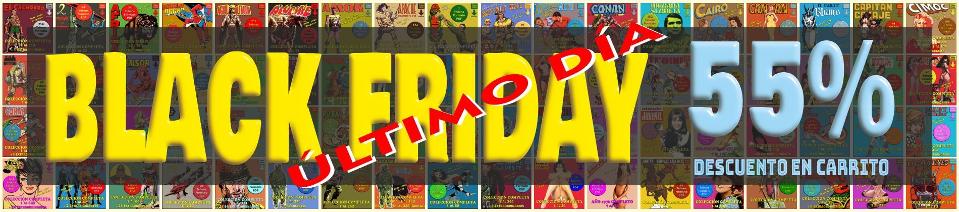 Black Friday - 55% De Descuento. Miles de Tebeos y Cómics en Formato PDF para Descarga Inmediata