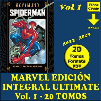 MARVEL EDICIÓN INTEGRAL ULTIMATE - Vol. 1 - Salvat / Panini - 2022 - 20 Tomos En Formato PDF - Descarga Inmediata