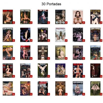FANSADOX – Vol. 5 - 401 al 500 - Cómic Porno De Sadomasoquismo - En Inglés – Colección De 100 Cómics En Formato PDF - Descarga Inmediata
