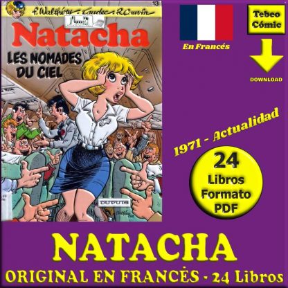 NATACHA - Original En Francés – Colección De 24 Libros En Formato PDF - Descarga Inmediata