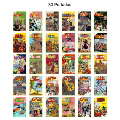 BATMAN - Vol. 1 - 1954 - Novaro - Lote de 100 Tebeos En Formato PDF - Descarga Inmediata