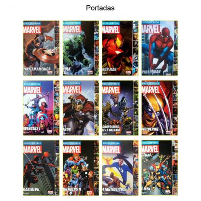 ENCICLOPEDIA MARVEL - 2015 – Colección Completa - 12 Libros En Formato PDF - Descarga Inmediata