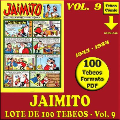 JAIMITO - Vol. 9 - 1945 - Lote de 100 Tebeos En Formato PDF - Descarga Inmediata