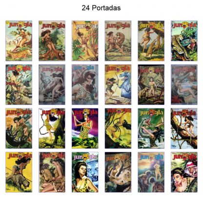 JUNGLA - Vol. 1 - 1967 - Lote de 100 Tebeos En Formato PDF - Descarga Inmediata