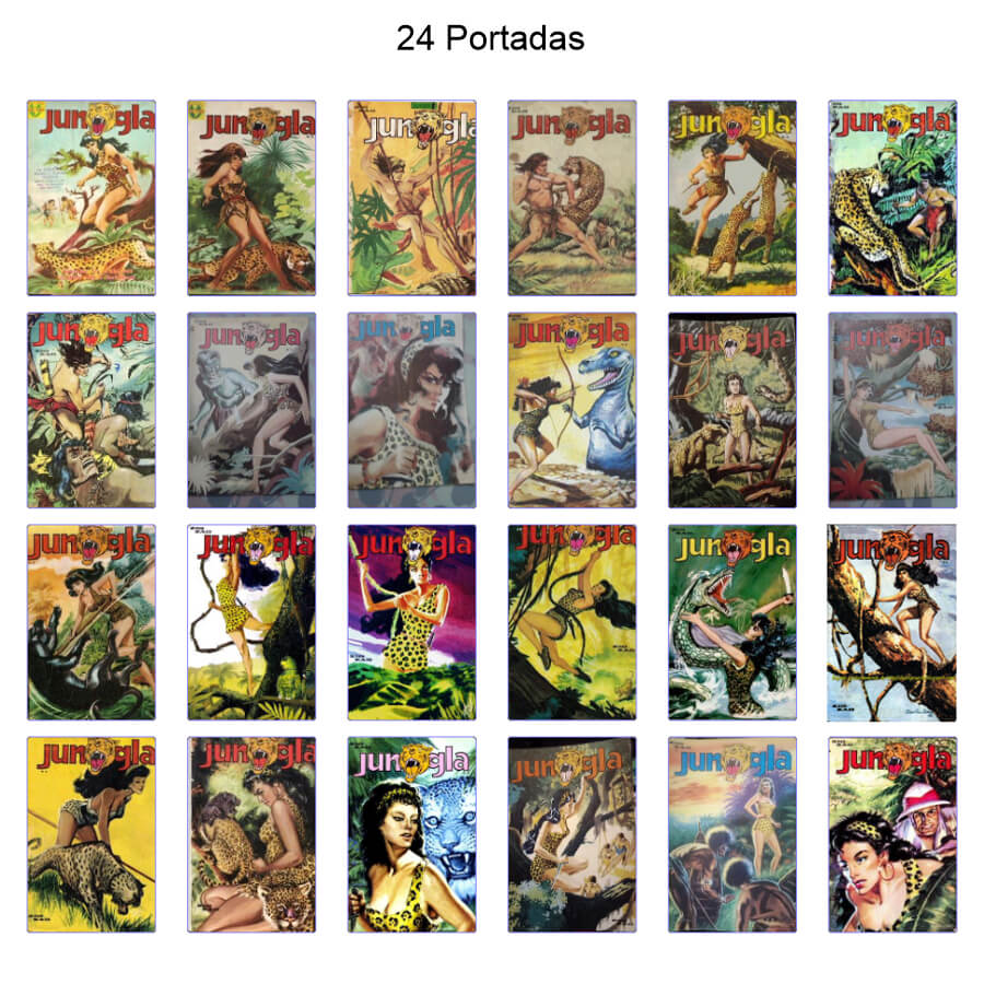 JUNGLA - Vol. 1 - 1967 - Lote de 100 Tebeos En Formato PDF - Descarga Inmediata