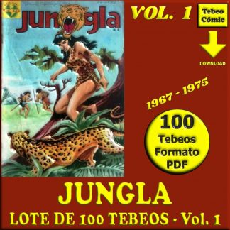 JUNGLA - Vol. 1 - 1967 - Lote de 100 Tebeos En Formato PDF - Descarga Inmediata