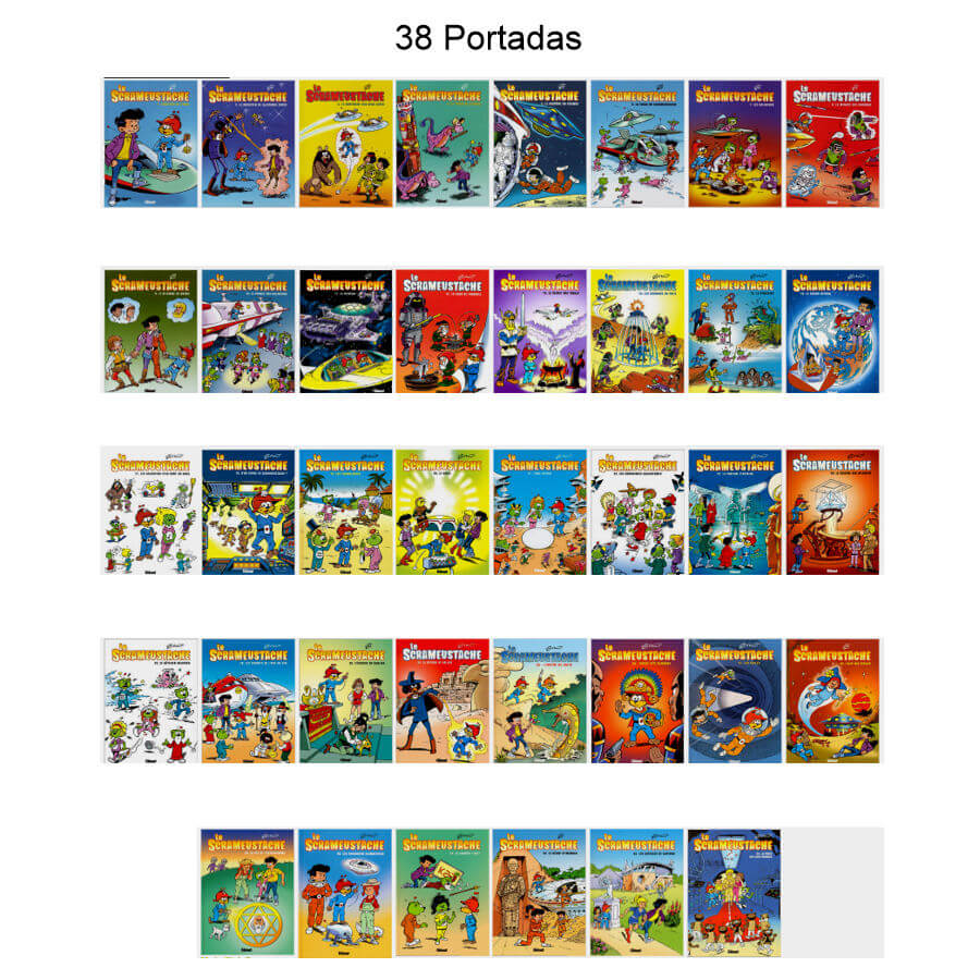 LE SCRAMEUSTACHE - Original En Francés - 1972 - 2019 - Colección Completa - 44 Libros En Formato PDF - Descarga Inmediata