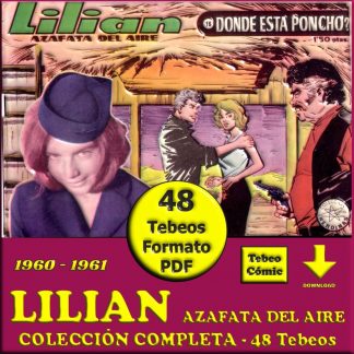 LILIAN, AZAFATA DEL AIRE - 1960 – Colección Completa – 48 Tebeos En Formato PDF - Descarga Inmediata