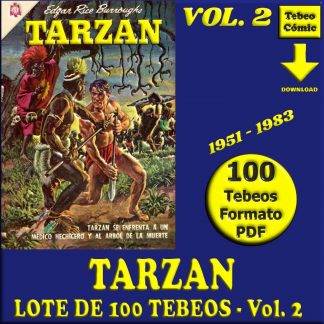 TARZAN - Vol. 2 - 1951 - Novaro - Lote de 100 Tebeos En Formato PDF - Descarga Inmediata