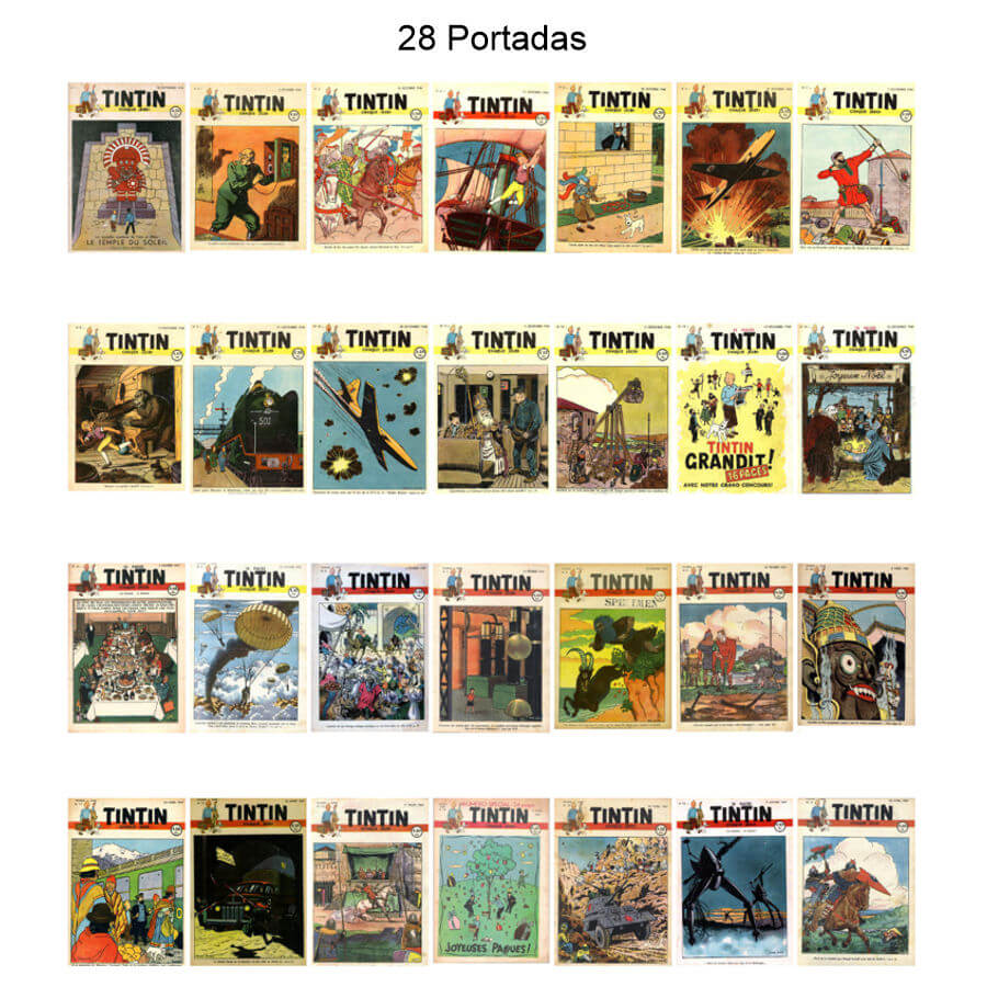 TINTIN Edición Belga - Vol. 1 - Años 1946 Y 1947 - Original En Francés - Colección De 66 Revistas En Formato PDF - Descarga Inmediata