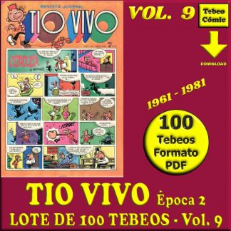 TIO VIVO - Vol. 9 - Época 2 - 1961 - Lote de 100 Tebeos En Formato PDF - Descarga Inmediata