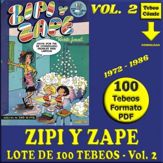 ZIPI Y ZAPE - Vol. 2 - 1972 - Lote de 100 Tebeos En Formato PDF - Descarga Inmediata (copia)