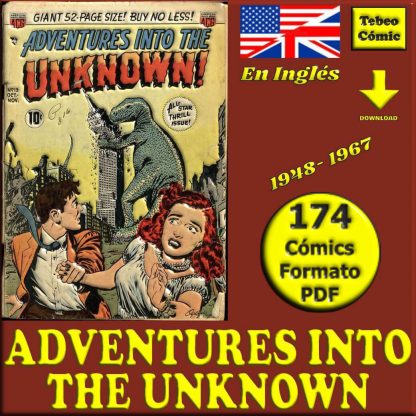 ADVENTURES INTO THE UNKNOWN – 1948 - USA Original En Inglés – Colección Completa – 174 Cómics En Formato PDF - Descarga Inmediata
