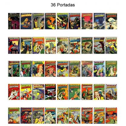 ADVENTURES INTO THE UNKNOWN – 1948 - USA Original En Inglés – Colección Completa – 174 Cómics En Formato PDF - Descarga Inmediata