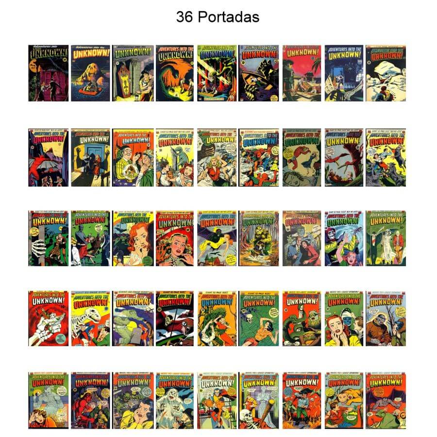 ADVENTURES INTO THE UNKNOWN – 1948 - USA Original En Inglés – Colección Completa – 174 Cómics En Formato PDF - Descarga Inmediata