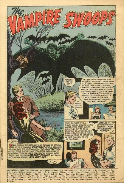 ADVENTURES INTO THE UNKNOWN – 1948 - USA Original En Inglés – Colección Completa – 174 Cómics En Formato PDF - Descarga Inmediata