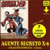 AGENTE SECRETO X-9 - 1979 – Colección De 7 Libros En Formato PDF - Descarga Inmediata