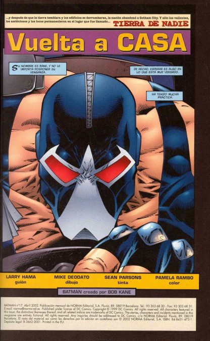 BATMAN - Tierra De Nadie - 2001 – Colección Completa - 25 Libros En Formato PDF - Descarga Inmediata