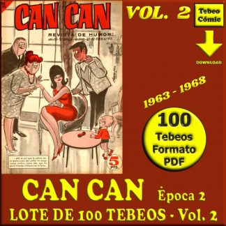 CAN CAN - Época 2 - Vol. 2 - 1963 - Lote de 100 Tebeos En Formato PDF - Descarga Inmediata
