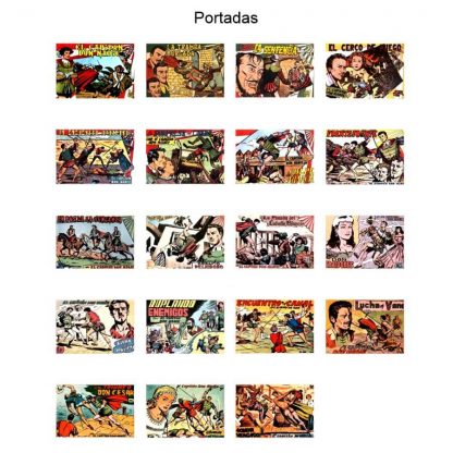 EL CAPITÁN DON NADIE – 1952 – Colección Completa – 19 Tebeos En Formato PDF - Descarga Inmediata