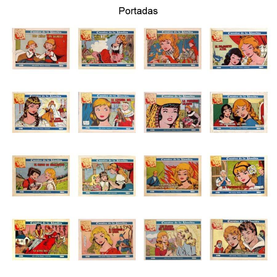 CUENTOS DE LA ABUELITA - Vol. 3 - 1955 - Lote de 100 Tebeos En Formato PDF - Descarga Inmediata (copia)