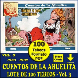 CUENTOS DE LA ABUELITA - Vol. 3 - 1955 - Lote de 100 Tebeos En Formato PDF - Descarga Inmediata (copia)