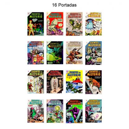 CUENTOS DE MISTERIO - Vol. 1 - 1960 - Novaro - Lote de 100 Tebeos En Formato PDF - Descarga Inmediata