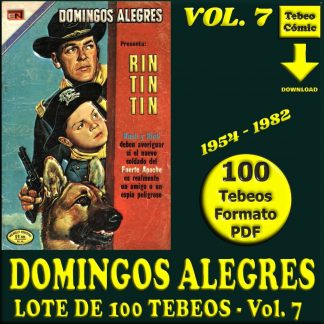 DOMINGOS ALEGRES - Vol. 7 - 1954 - Novaro - Lote de 100 Tebeos En Formato PDF - Descarga Inmediata