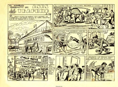 EL ACRÓBATA TERREMOTO – 1966 – Colección Completa – 7 Tebeos En Formato PDF - Descarga Inmediata