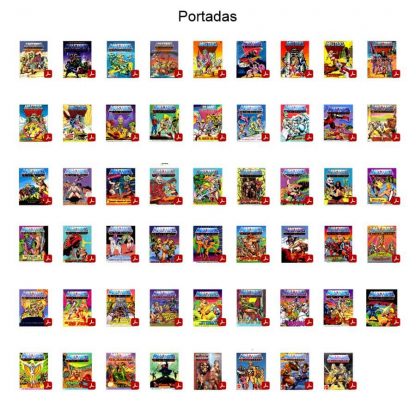HE-MAN Y LOS MASTERS DEL UNIVERSO - 1981 - Colección Completa – 53 Tebeos En Formato PDF - Descarga Inmediata
