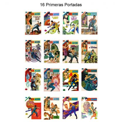 KID ACERO – 1979 - Novaro - Colección Completa – 36 Tebeos En Formato PDF - Descarga Inmediata