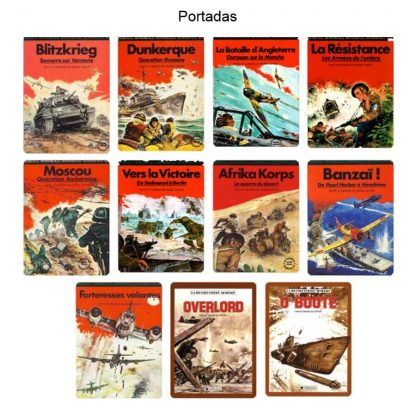LA SEGUNDA GUERRA MUNDIAL - En Español - Dupuis - 1974 - Inédita – 11 Libros En Formato PDF - Descarga Inmediata
