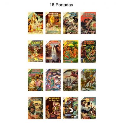 LEYENDAS DE AMÉRICA - Vol. 1 - 1956 - Novaro - Lote de 100 Tebeos En Formato PDF - Descarga Inmediata