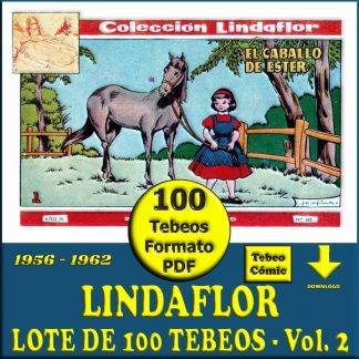 LINDAFLOR - Vol. 2 - 1956 - Lote de 100 Tebeos En Formato PDF - Descarga Inmediata
