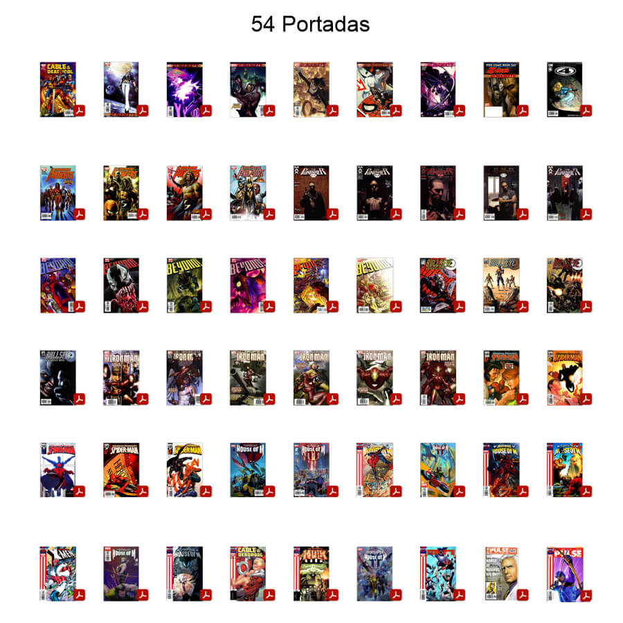 MARVEL COLLECTION - Vol.3 – En Inglés – USA Original - 500 Cómics En Formato PDF - Descarga Inmediata