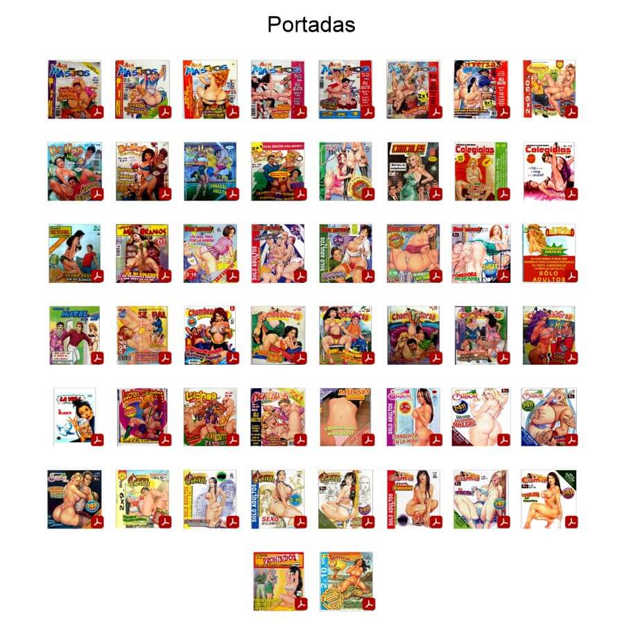 CÓMIC PORNO ERÓTICO MEXICANO – Vol. 4 - Colección De 50 Cómics En Formato PDF - Descarga Inmediata