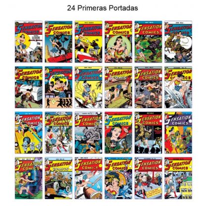 WONDER WOMAN – 1942 - Sensation Comics - USA Original En Inglés – Colección Completa – 116 Cómics En Formato PDF - Descarga Inmediata