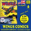 WINGS COMICS - En Inglés - USA Original - 1940 / 1954 - Colección Completa - 124 Cómics En Formato PDF - Descarga Inmediata