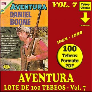 AVENTURA - Vol. 7 - 1954 - Novaro - Lote de 100 Tebeos En Formato PDF - Descarga Inmediata
