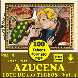 AZUCENA - Vol. 4 - 1951 - Lote de 100 Tebeos En Formato PDF - Descarga Inmediata