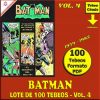 BATMAN - Vol. 4 - 1954 - Novaro - Lote de 100 Tebeos En Formato PDF - Descarga Inmediata