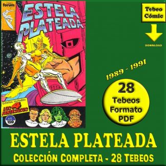 ESTELA PLATEADA - 1989 - Forum – Colección Completa – 28 Tebeos En Formato PDF - Descarga Inmediata