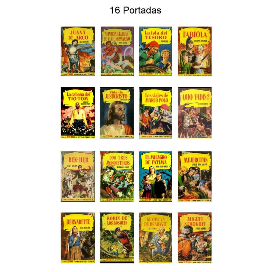 HISTORIAS BRUGUERA (Solo Historieta) - Vol. 2 - 1955 – Lote De 50 Libros En Formato PDF - Descarga Inmediata