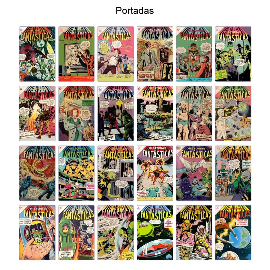 HISTORIAS FANTÁSTICAS - Vol. 1 - 1958 - Novaro - Lote de 100 Tebeos En Formato PDF - Descarga Inmediata