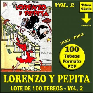 LORENZO Y PEPITA - Vol. 2 - 1953 - Novaro - Lote de 100 Tebeos En Formato PDF - Descarga Inmediata
