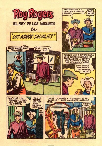 ROY ROGERS - Vol. 3 - 1952 - Novaro - Lote de 100 Tebeos En Formato PDF - Descarga Inmediata
