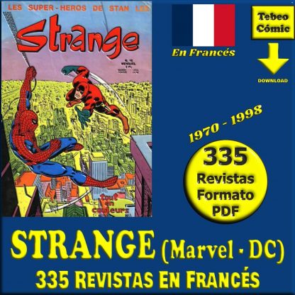 STRANGE (Marvel-DC) - 1970 / 1998 - Original En Francés – Colección Completa – 335 Revistas En Formato PDF - Descarga Inmediata