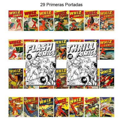 WHIZ COMICS - En Inglés - USA Original - 1940 / 1953 - Colección Completa - 156 Cómics En Formato PDF - Descarga Inmediata